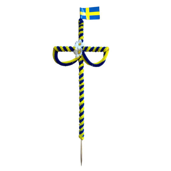 Midsommarstång med flagga i gruppen Högtider / Midsommar hos Kransmakaren.se (300-250)